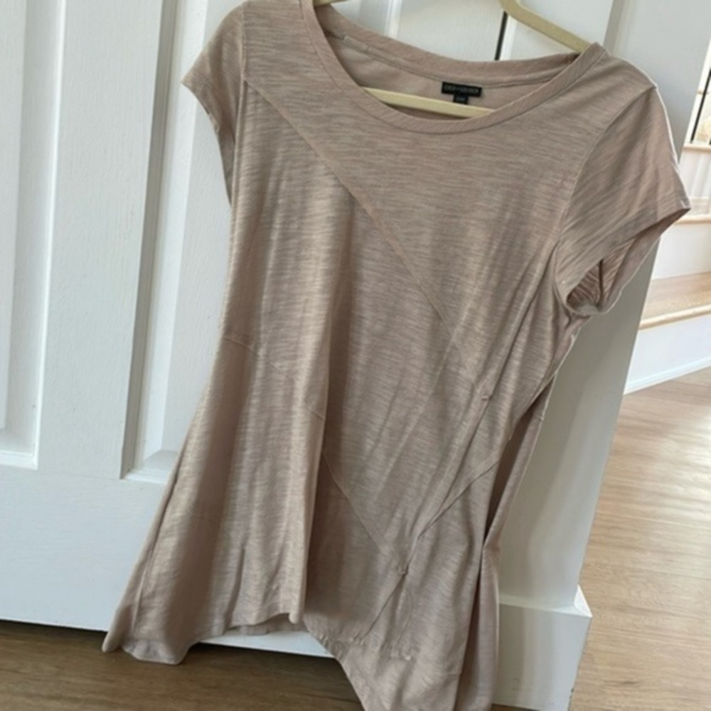 Coco + Carmen Blush Cap-Sleeve Swing Tunic
